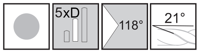 M.A.Ford®                                          Twister® GP 5X Drill                                                                                 #40x1x2                                                                                              attributes