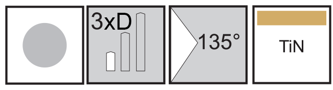 M.A.Ford®                                          Twister® Hi-Roc® Drill                                                                               7mmx19x64 TiN                                                                                        attributes