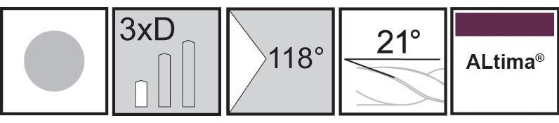 M.A.Ford®                                          Twister® GP 3X Drill                                                                                 #31x5/8x2 ALtima®                                                                                    attributes