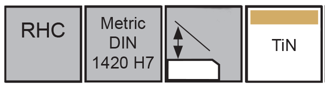 M.A.Ford®                                          TrueSize® St Fl Reamer M.A.FORDMAX®                                                                  1/4 DP1x1x3 4FL RHC TiN                                                                              attributes