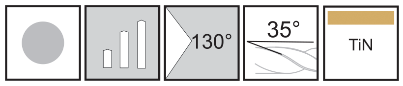 M.A.Ford®                                          Twister®  GP Circuit Board Drill                                                                     #34x.480x1-1/2x1/8Shk TiN                                                                            attributes