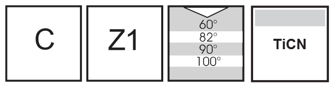 M.A.Ford®                                          Carbide Uniflute® Countersink                                                                        3/16x90° TiCN                                                                                        attributes