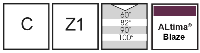 M.A.Ford®                                          Carbide Uniflute® Countersink                                                                        1/2x90° ALtima® Blaze                                                                                attributes