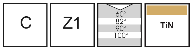 M.A.Ford®                                          Carbide Uniflute® Countersink                                                                        3/4x90° TiN                                                                                          attributes