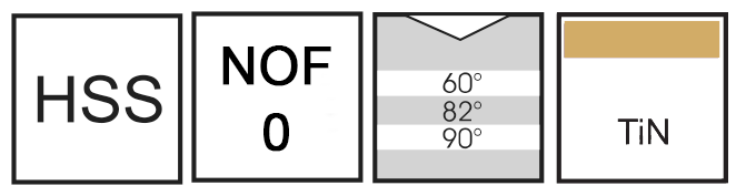 M.A.Ford®                                          M.A.FORDMAX® HSS Zero Fl C'Sink                                                                      7/16x90° TiN                                                                                         attributes